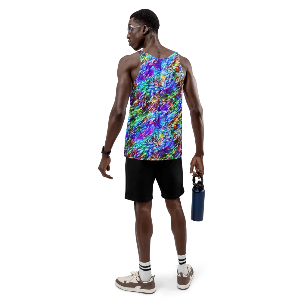Faini Whirlwind on Men's Tank Top — Back