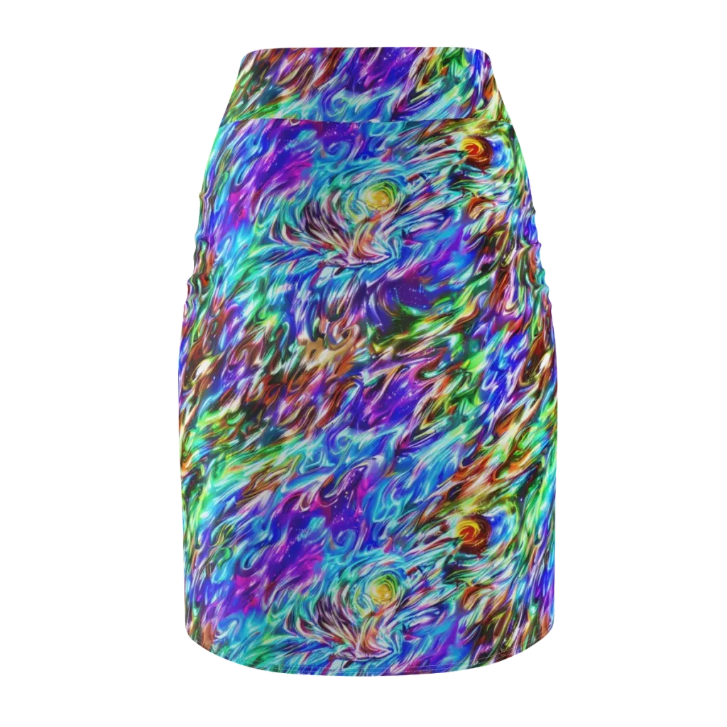 Faini Whirlwind on Pencil Skirt — Back