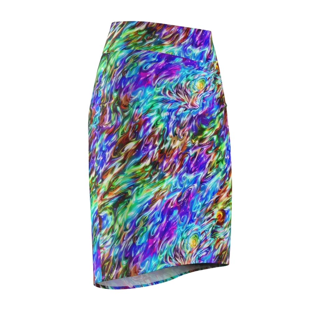 Faini Whirlwind on Pencil Skirt — Front Side