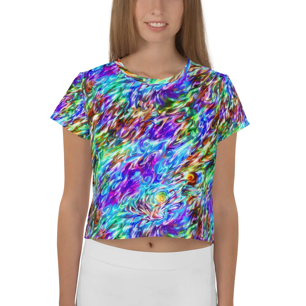 Faini Whirlwind on Crop Tee — Front
