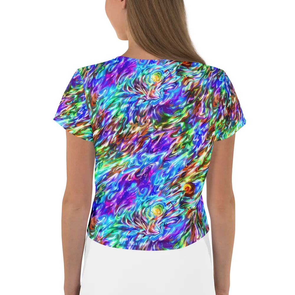 Faini Whirlwind on Crop Tee — Back