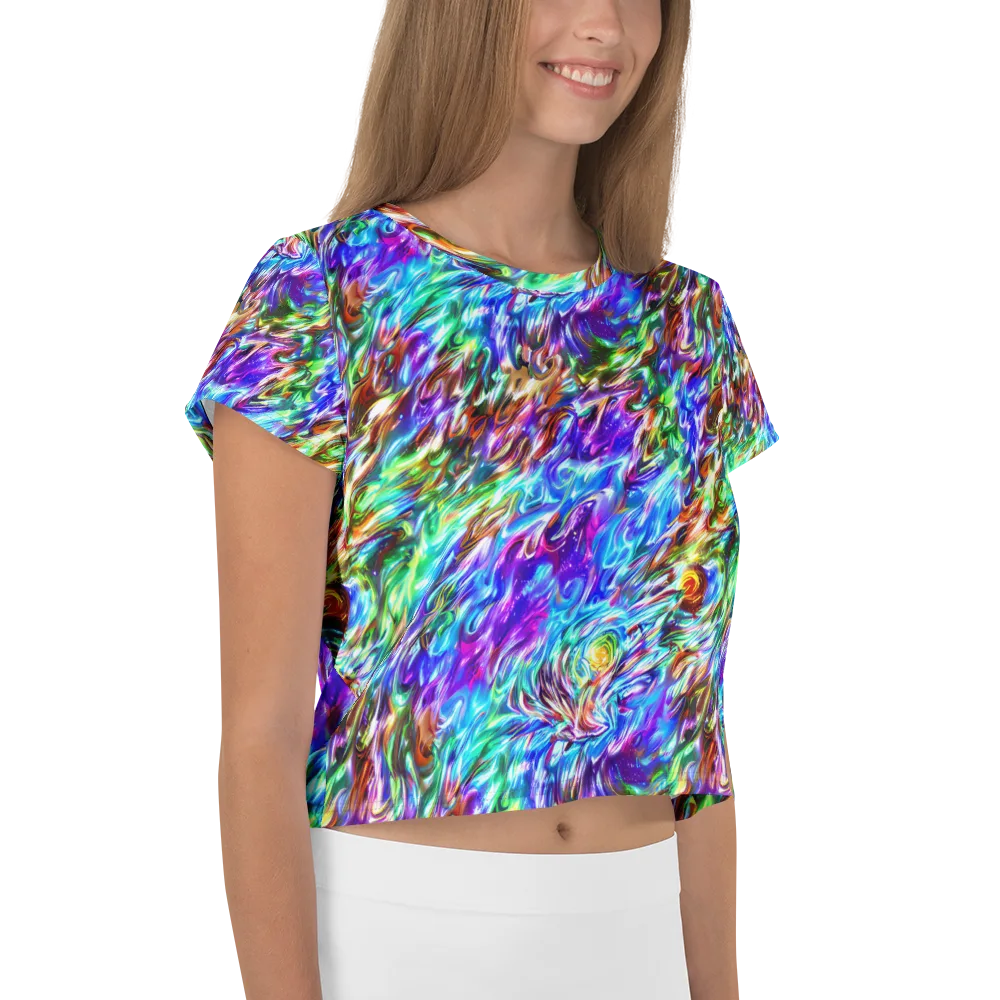 Faini Whirlwind on Crop Tee — Right