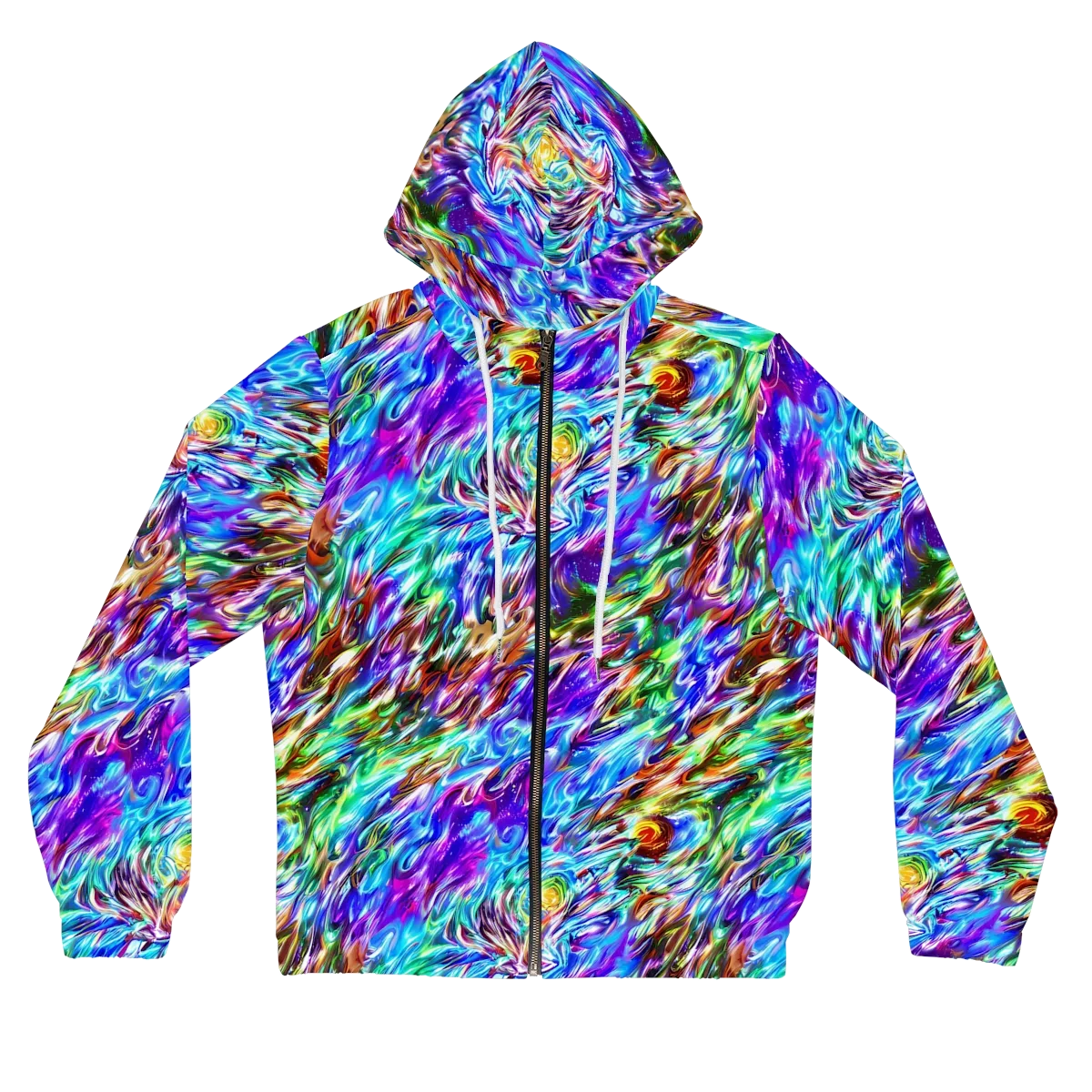 Faini Whirlwind on Women's Full-Zip Hoodie — Front