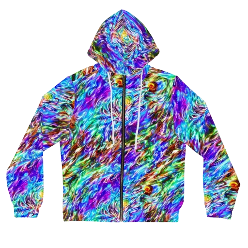 Faini Whirlwind on a Women's Full-Zip Hoodie