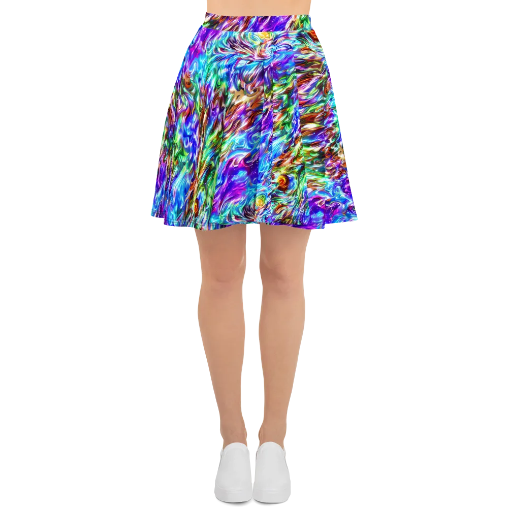Faini Whirlwind on Skater Skirt — Front