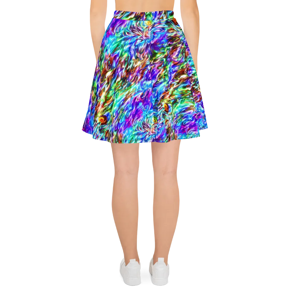 Faini Whirlwind on Skater Skirt — Back