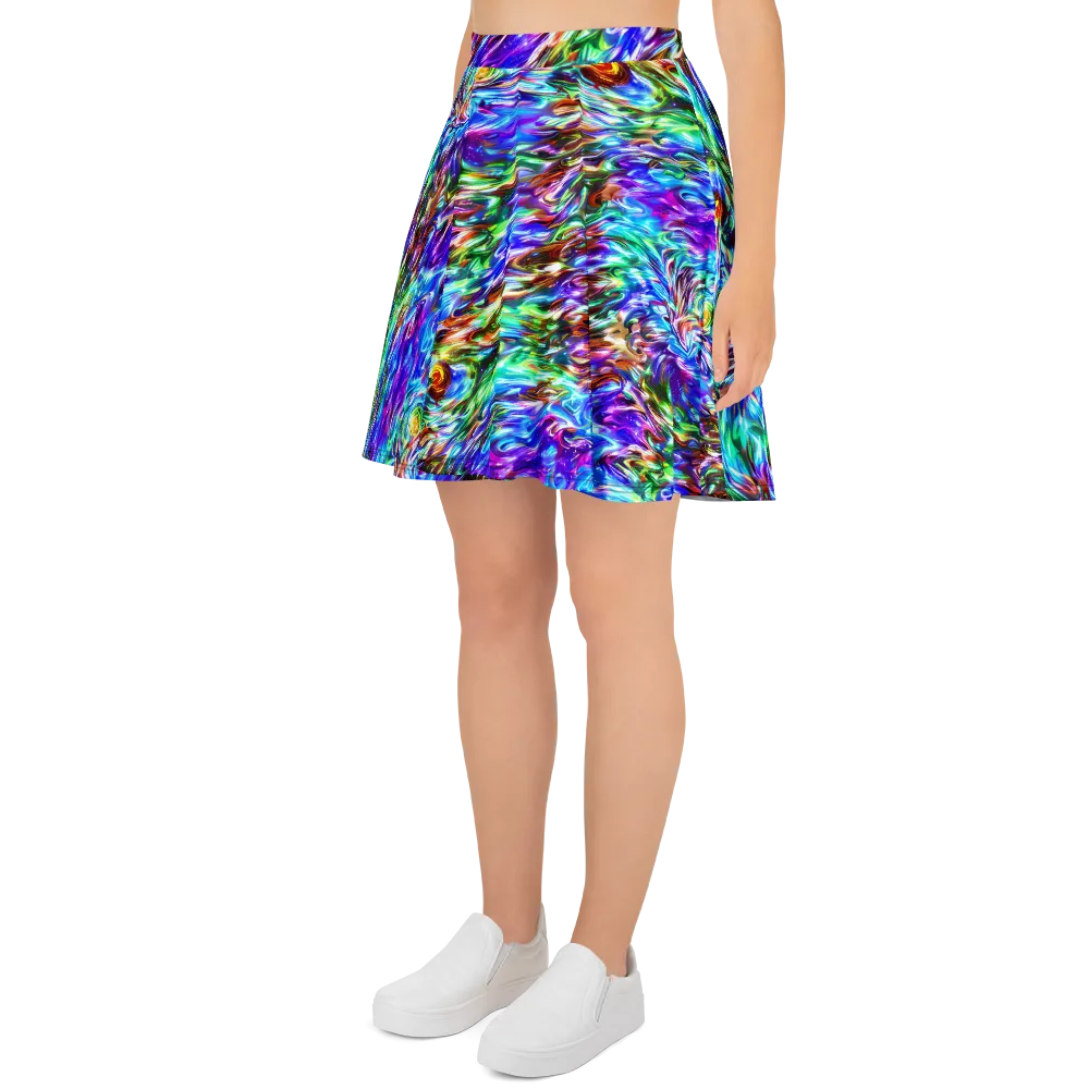 Faini Whirlwind on Skater Skirt — Left