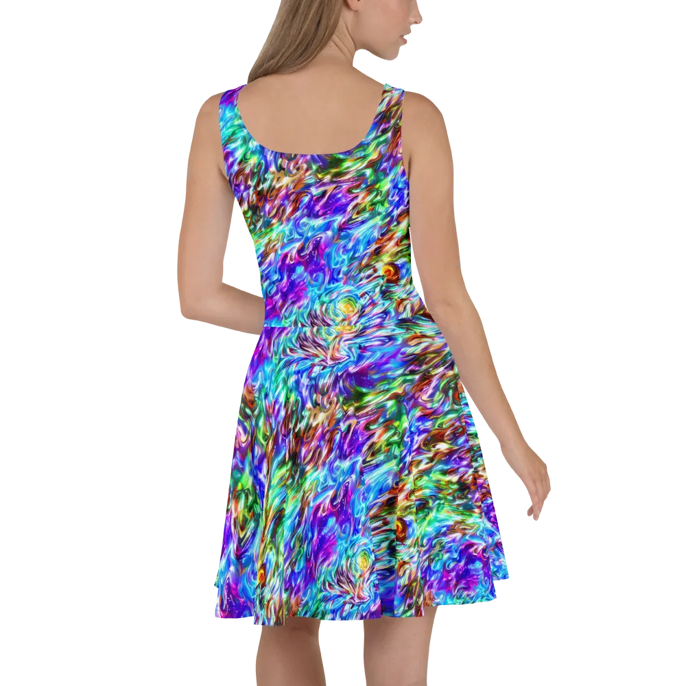 Faini Whirlwind on Skater Dress — Back