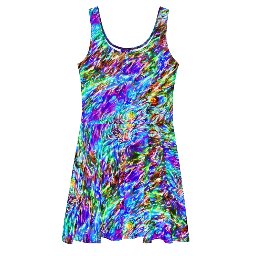 Faini Whirlwind on Skater Dress — Front