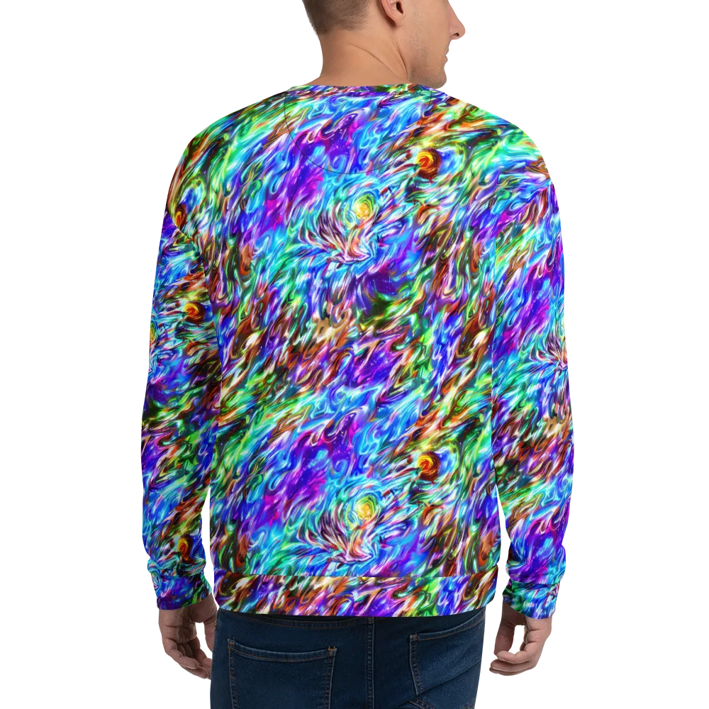 Faini Whirlwind on Sweatshirt — Back