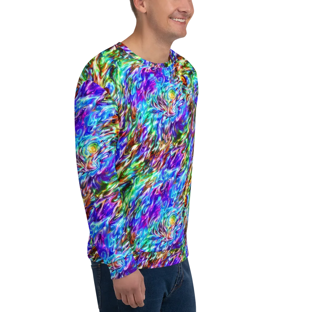 Faini Whirlwind on Sweatshirt — Right Front