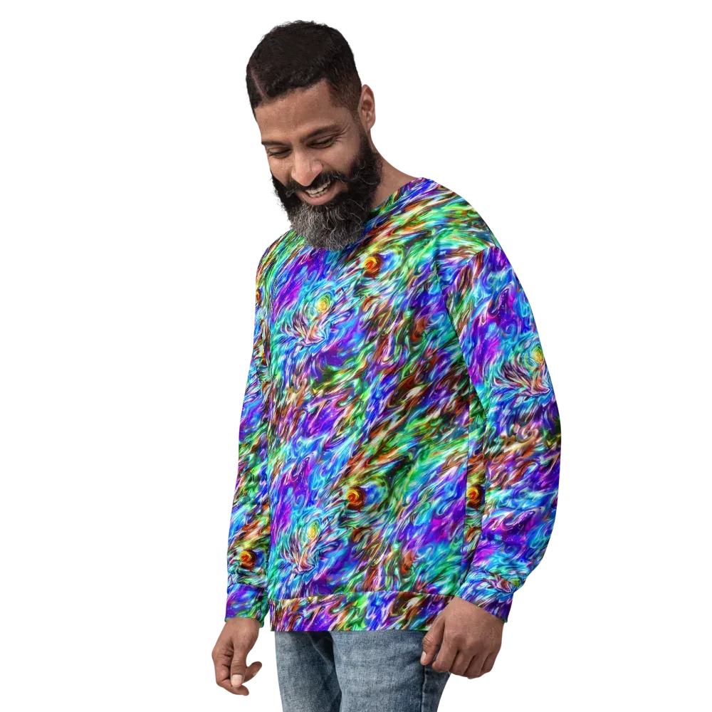 Faini Whirlwind on Sweatshirt — Left Front