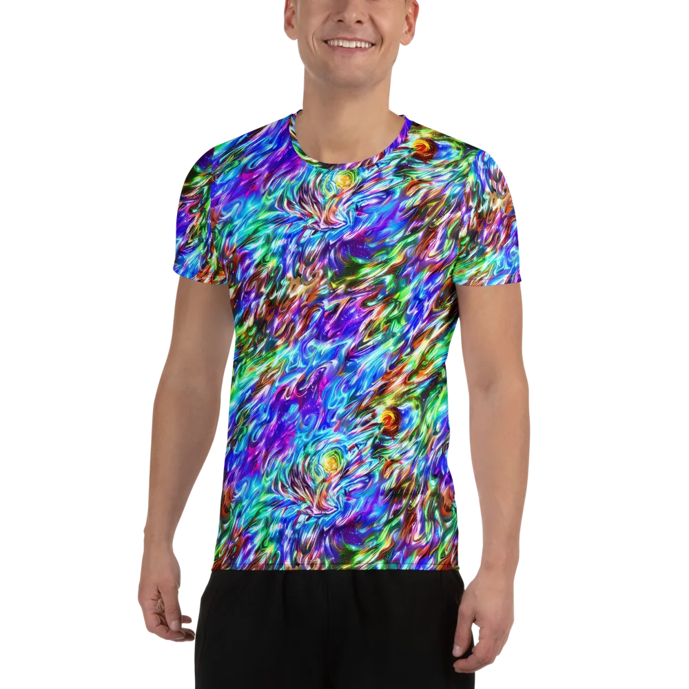 Faini Whirlwind on Men's Athletic T-Shirt — Front