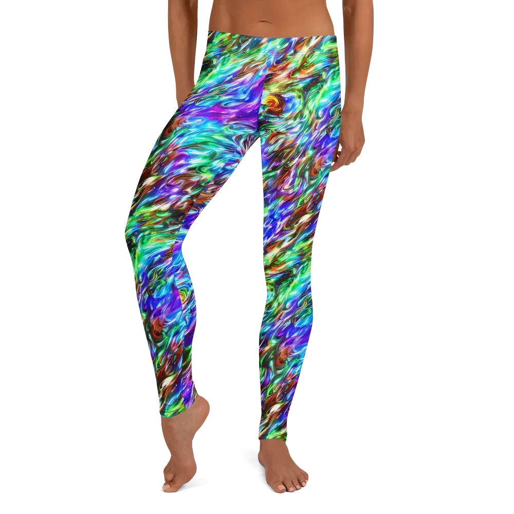 Faini Whirlwind on Leggings — Front