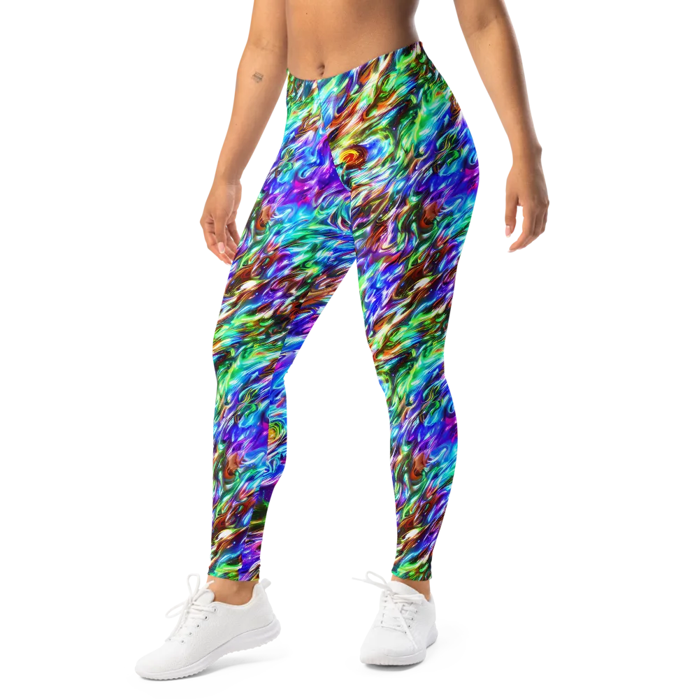 Faini Whirlwind on Leggings — Left Front
