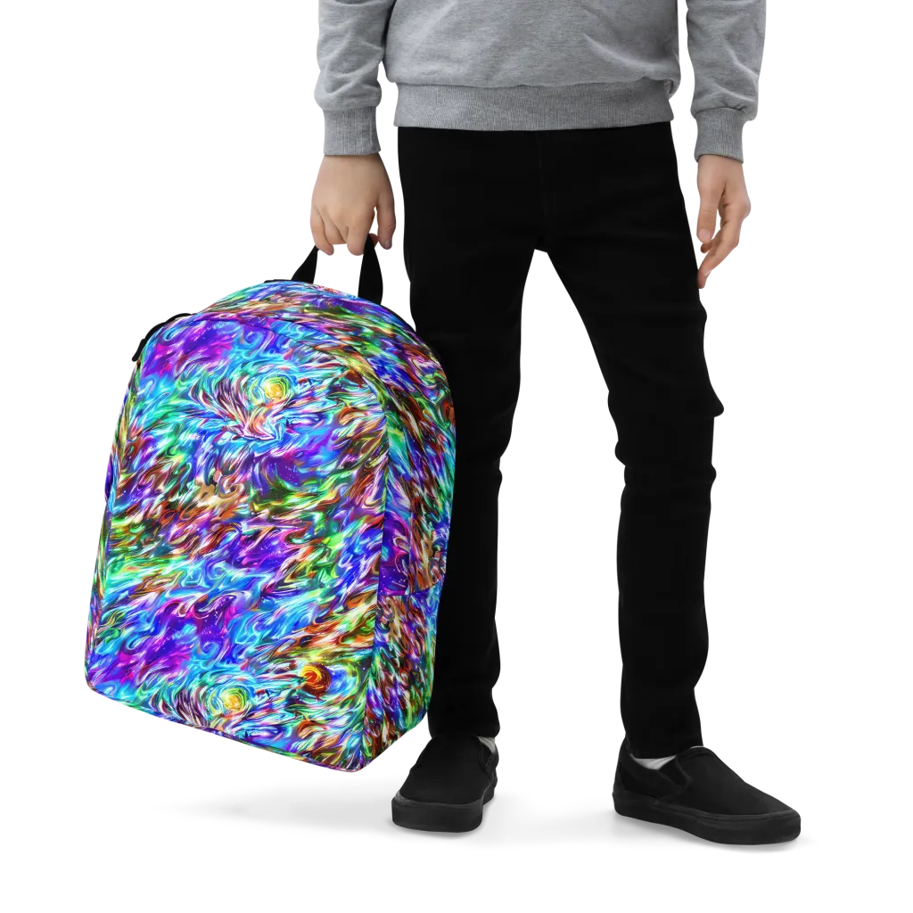 Faini Whirlwind on Minimalist Backpack — Zoomed-in