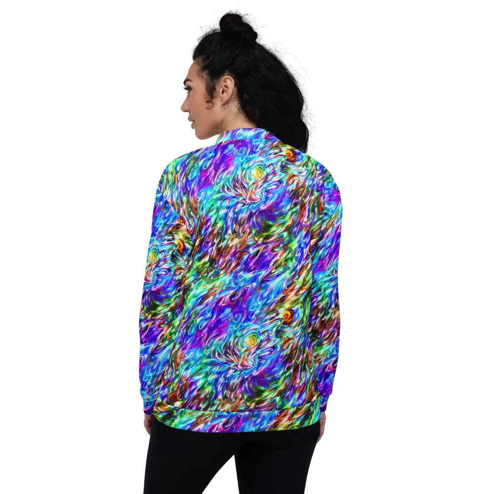 Faini Whirlwind on Bomber Jacket — Back