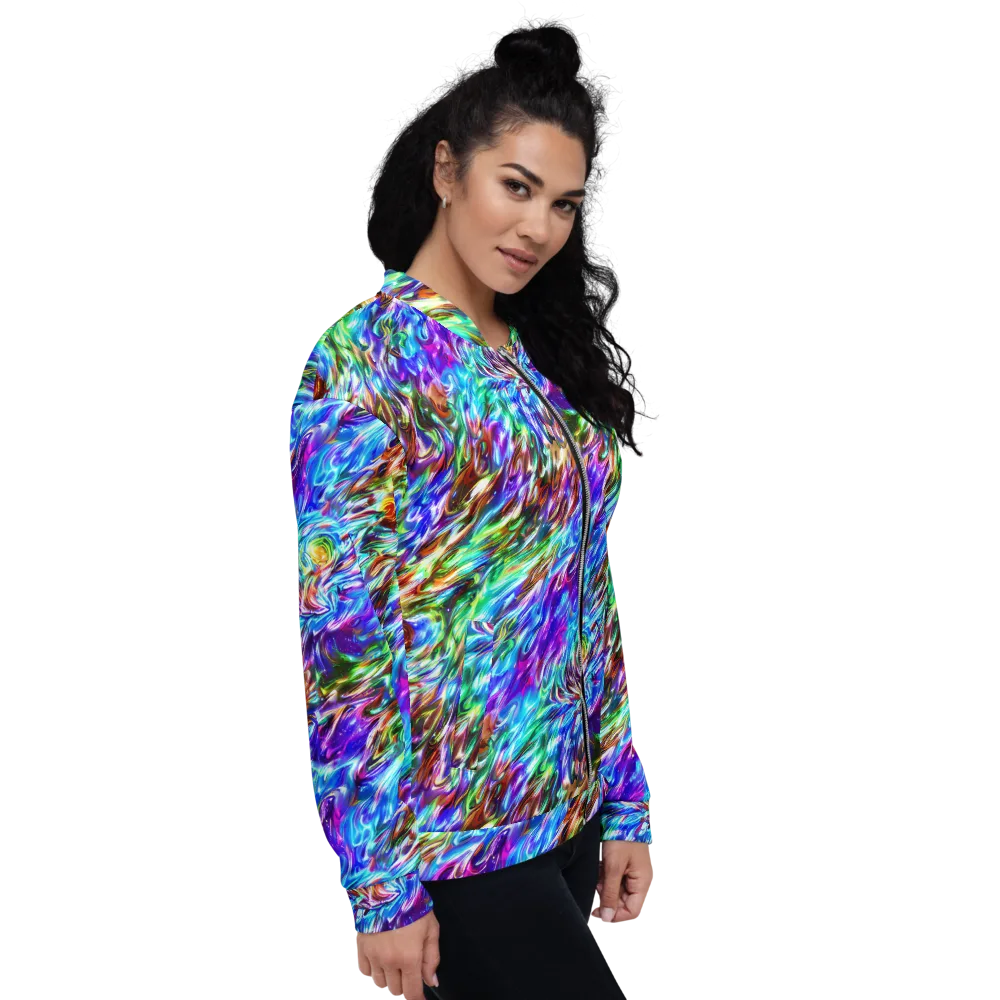Faini Whirlwind on Bomber Jacket — Right