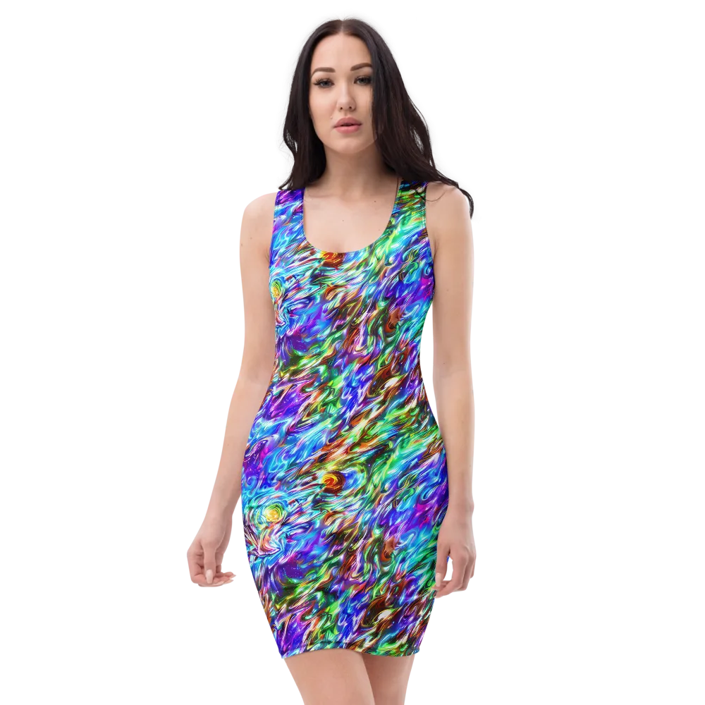 Faini Whirlwind on Bodycon Dress — Front