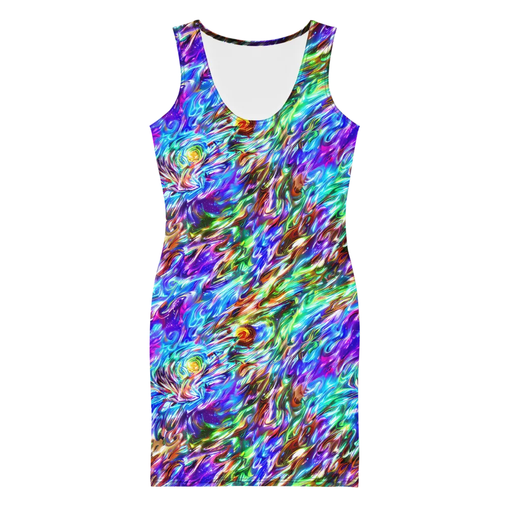 Faini Whirlwind on Bodycon Dress — Front