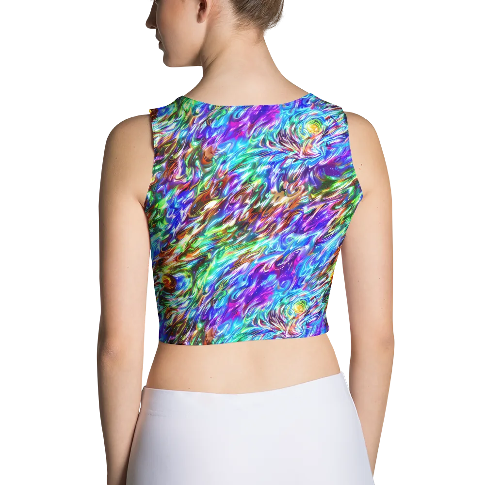 Faini Whirlwind on Crop Top — Back