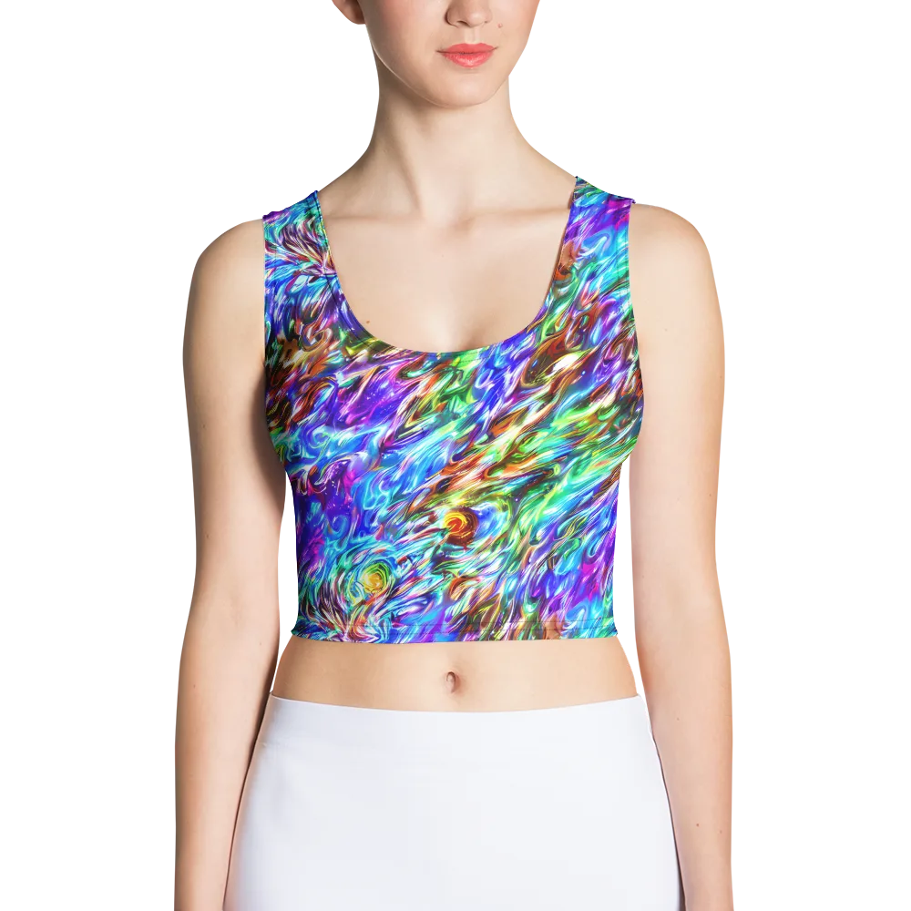 Faini Whirlwind on Crop Top — Front