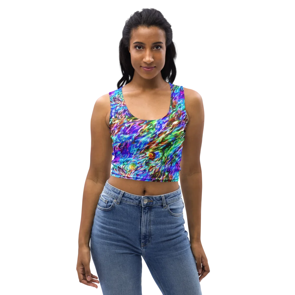 Faini Whirlwind on Crop Top — Front