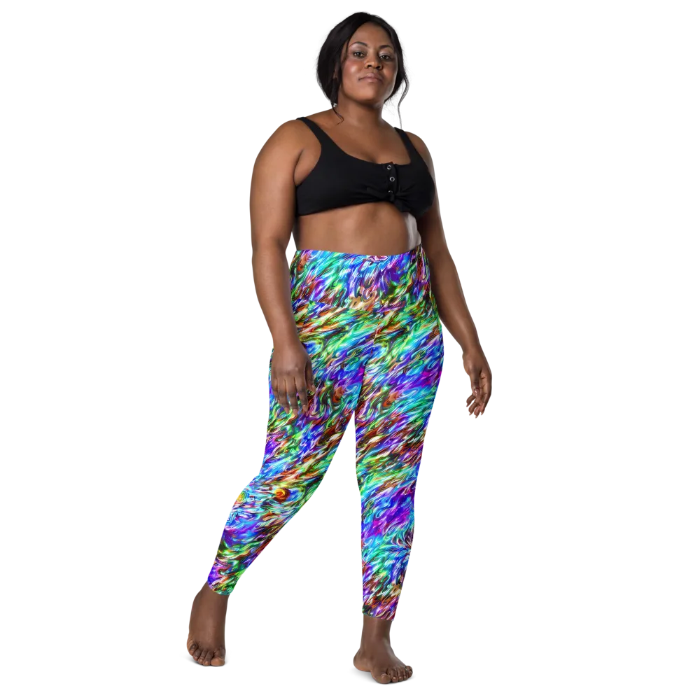 Faini Whirlwind on Leggings with Pockets — Front