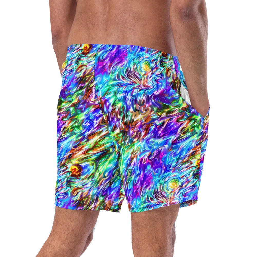 Faini Whirlwind on Swim Trunks — Right Back