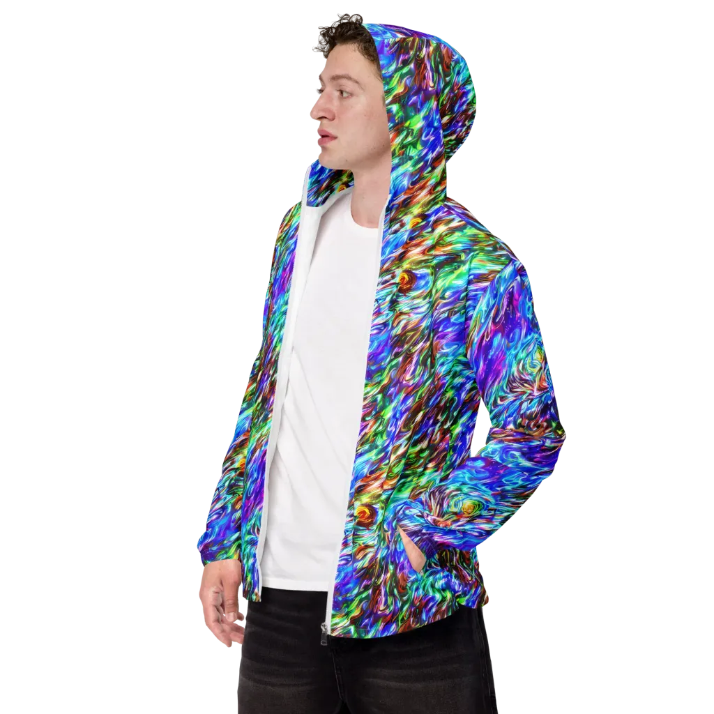 Faini Whirlwind on Men's Windbreaker — Left Front