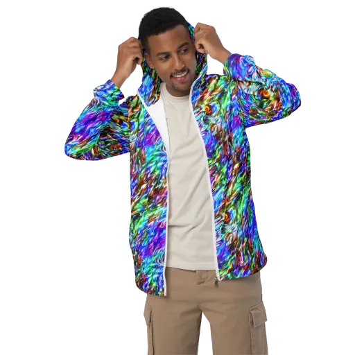 Faini Whirlwind on a Men's Windbreaker