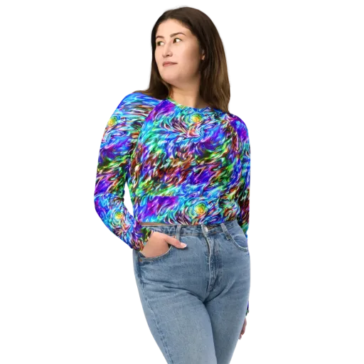 Faini Whirlwind on a Long Sleeve Crop Top