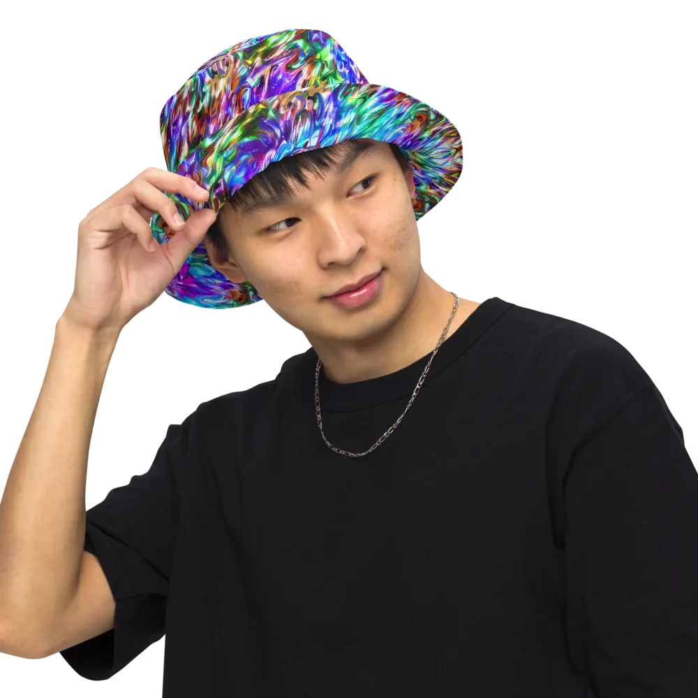 Faini Whirlwind on Reversible Bucket Hat — Front Inside