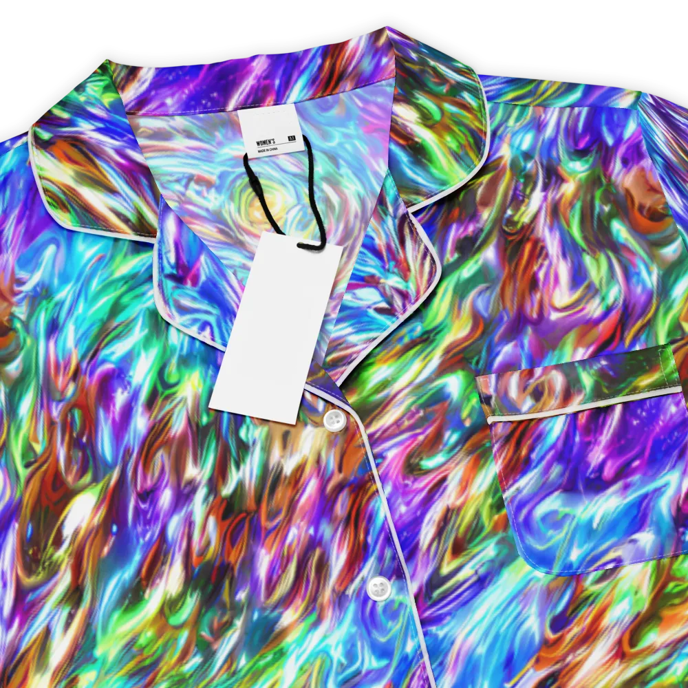 Faini Whirlwind on Women's Short Sleeve Pajama Top — Product details