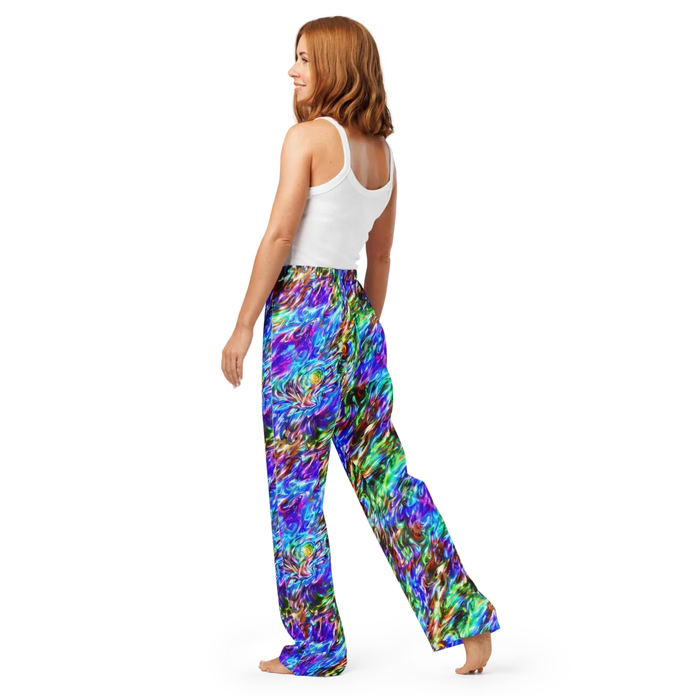 Faini Whirlwind on Women's Pajama Pants — Back