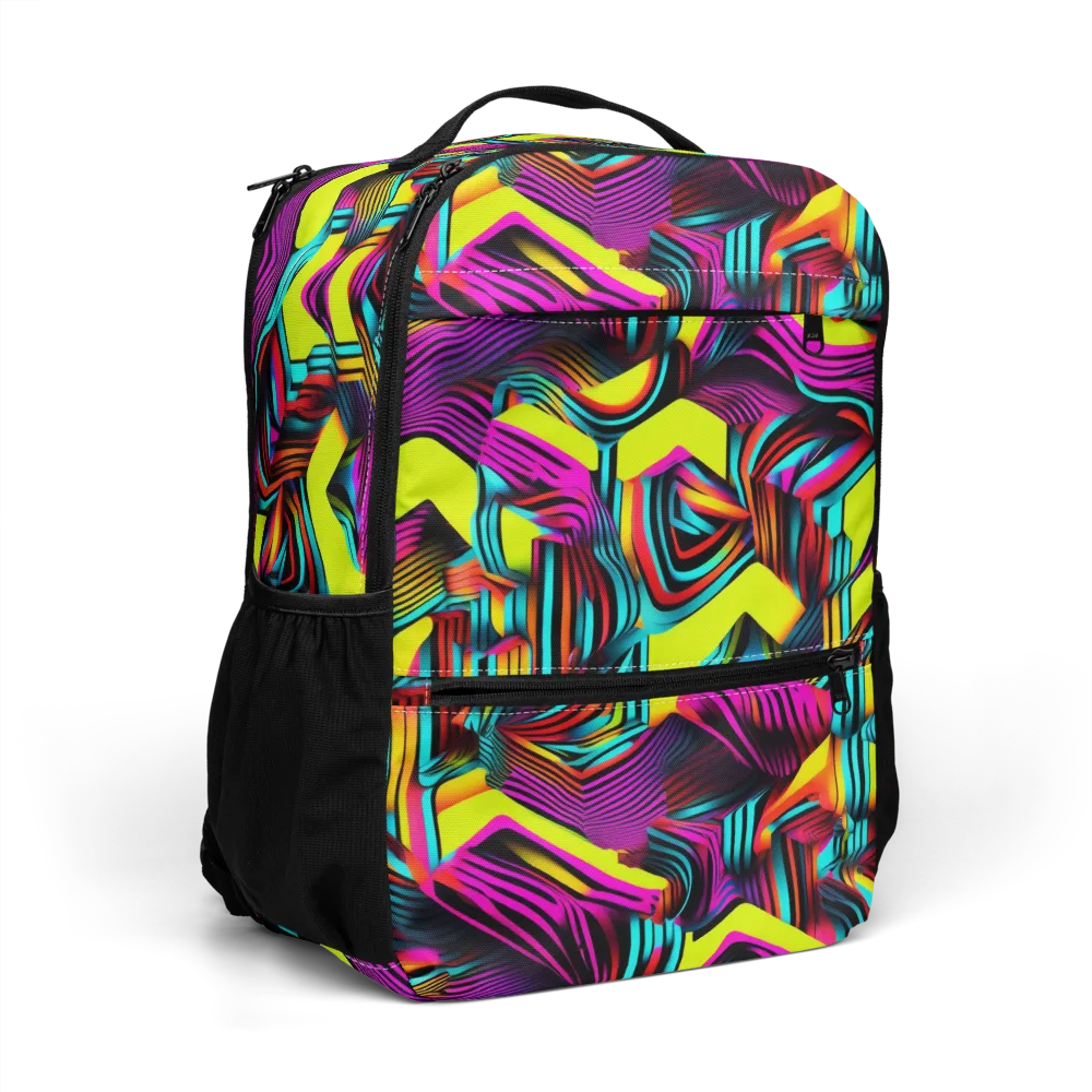 Neon Fold on Utility Backpack — Right Front