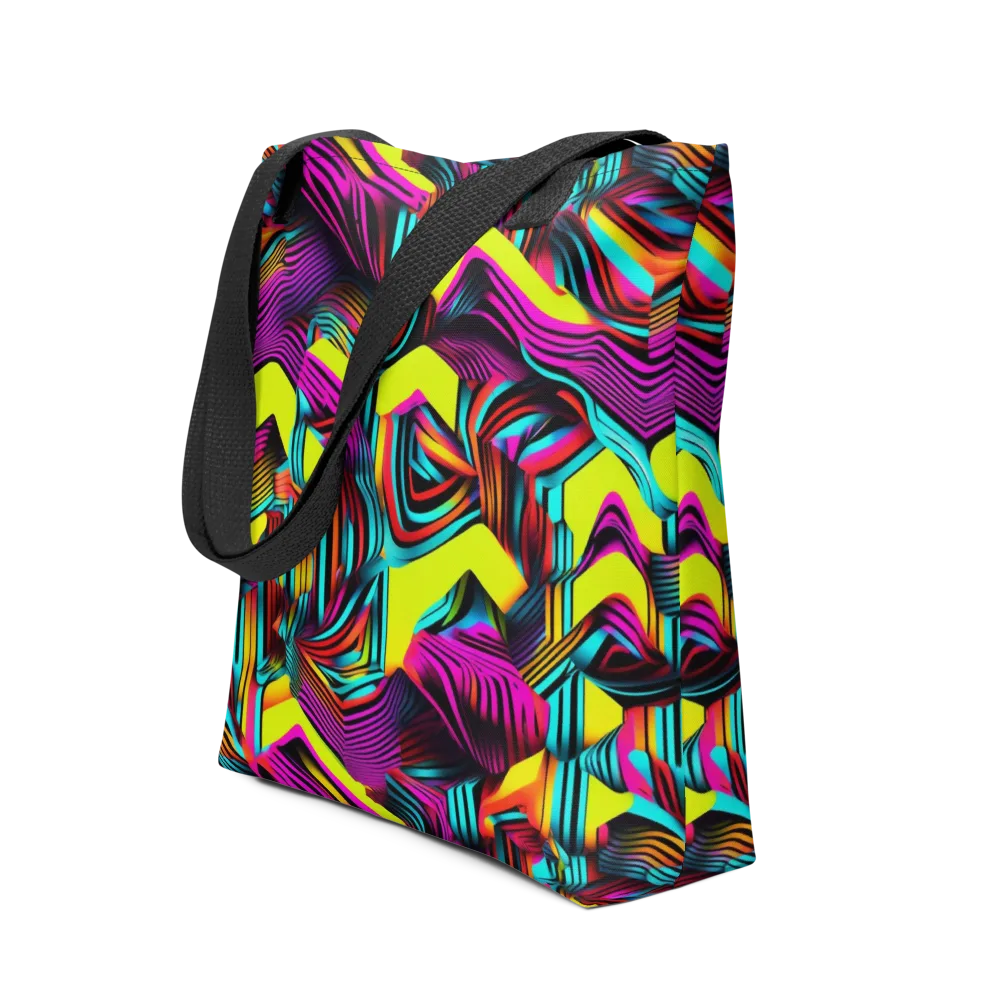 Neon Fold on Tote Bag — Front