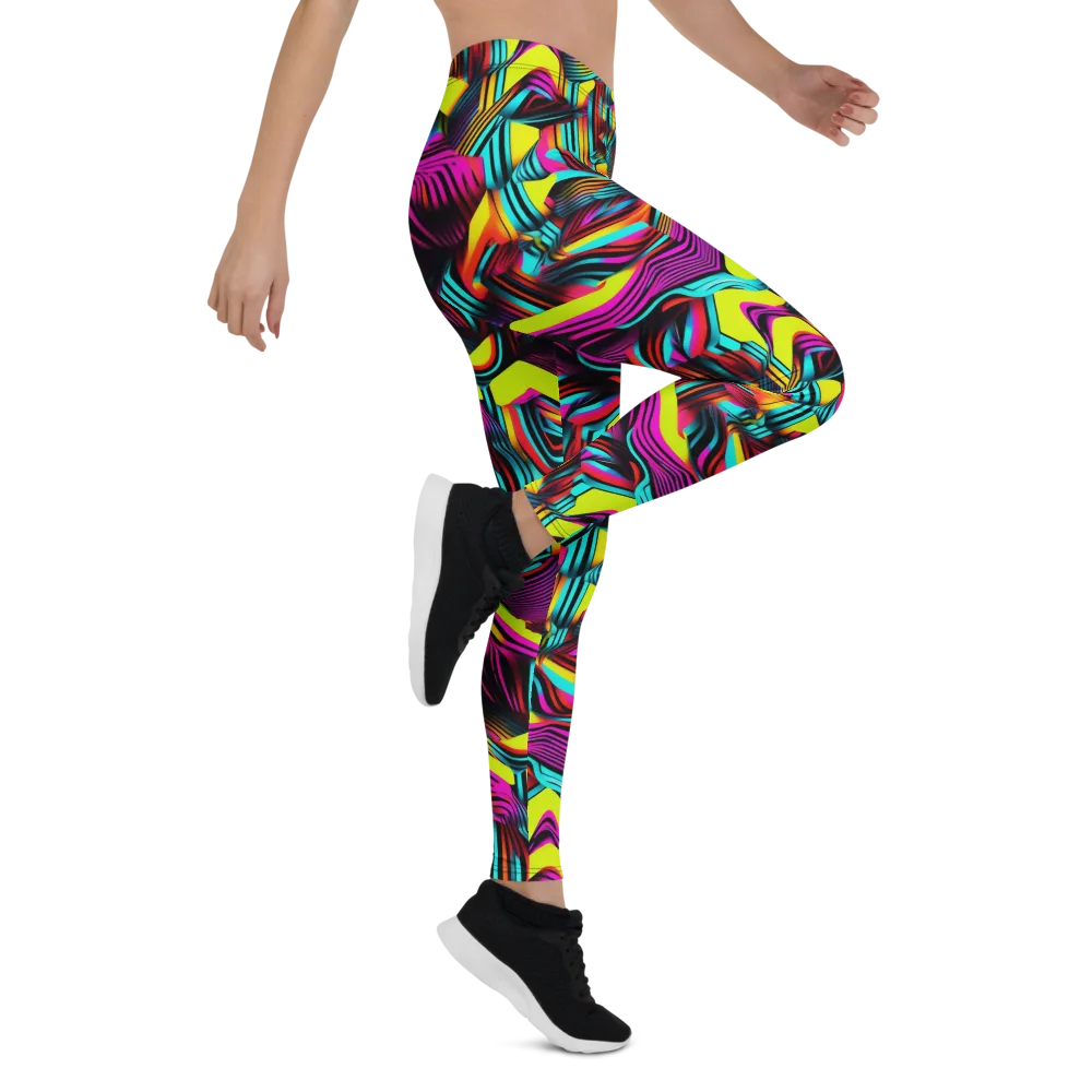Neon Fold on Leggings — Right