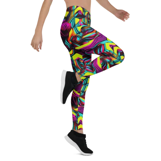 Neon Fold on a Leggings