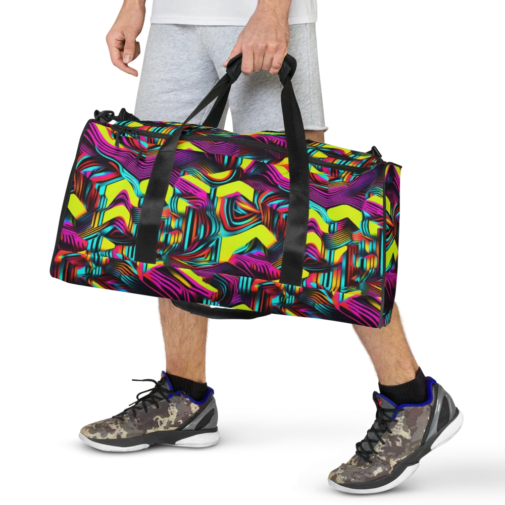 Neon Fold on Duffle Bag — Front