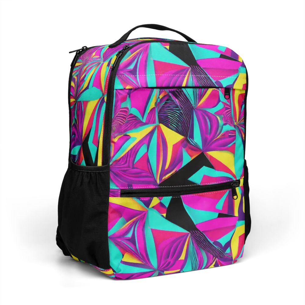 Vivid Frond on Utility Backpack — Right Front