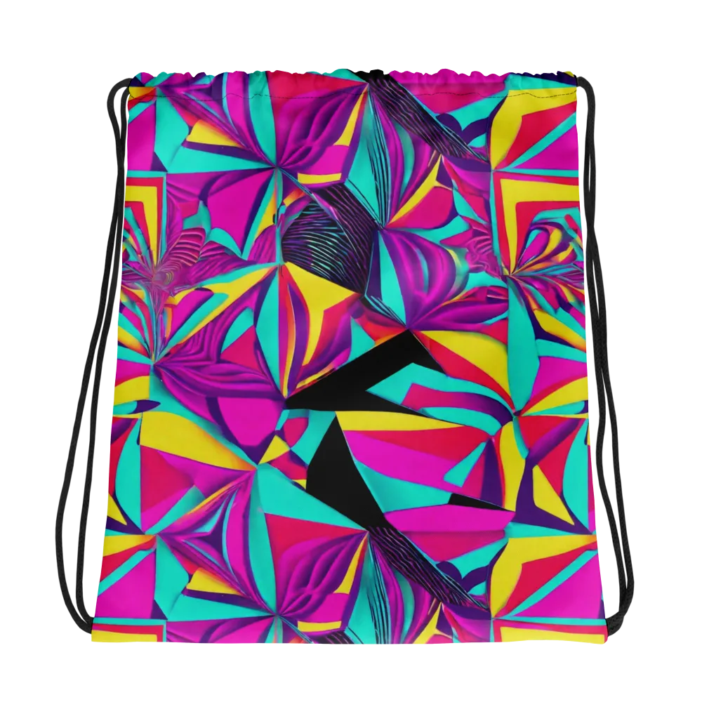 Vivid Frond on Drawstring Bag — Photo