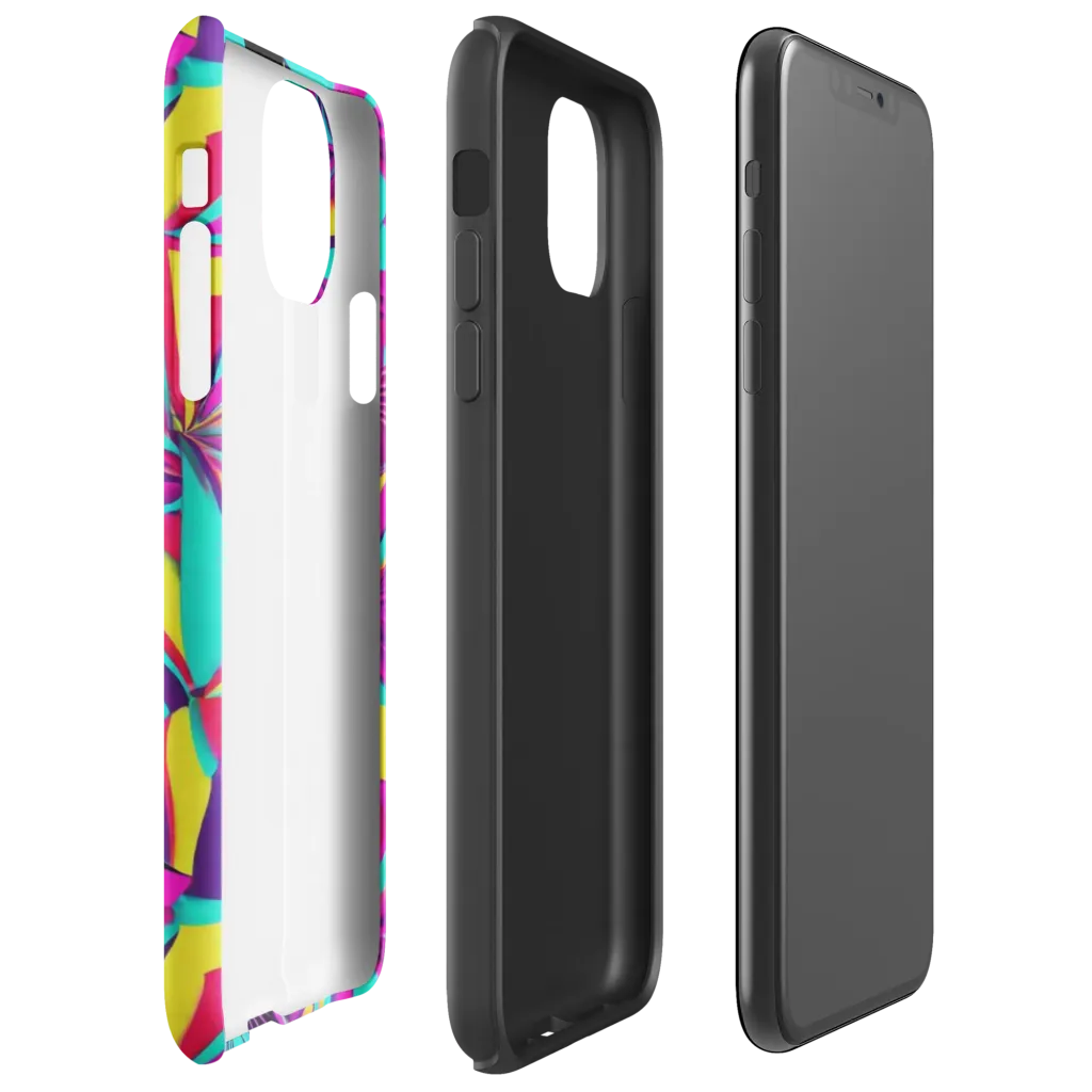Vivid Frond on Tough Case for iPhone® — Right