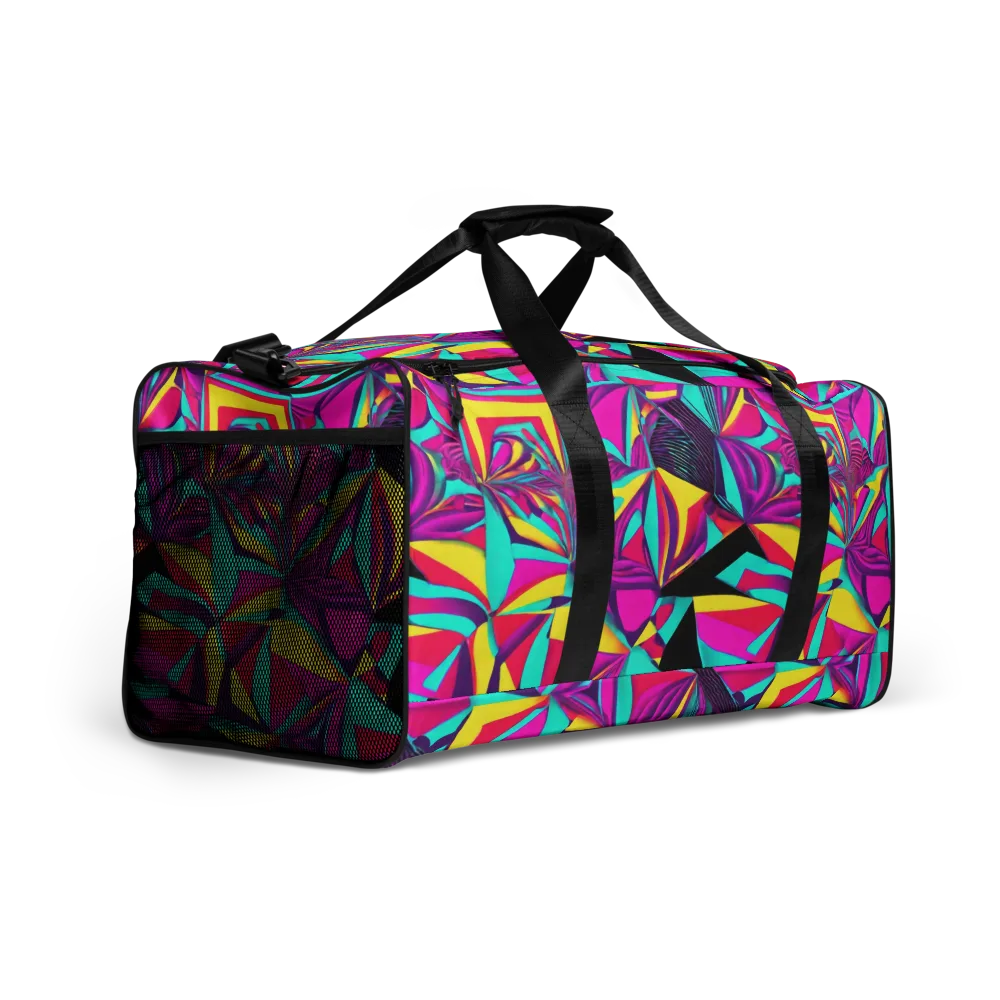 Vivid Frond on Duffle Bag — Right Front