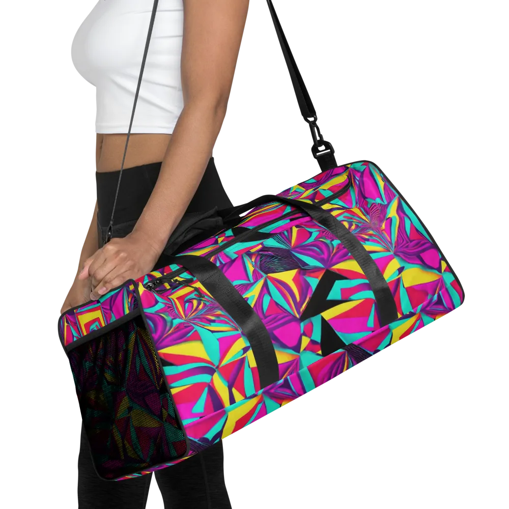 Vivid Frond on Duffle Bag — Front