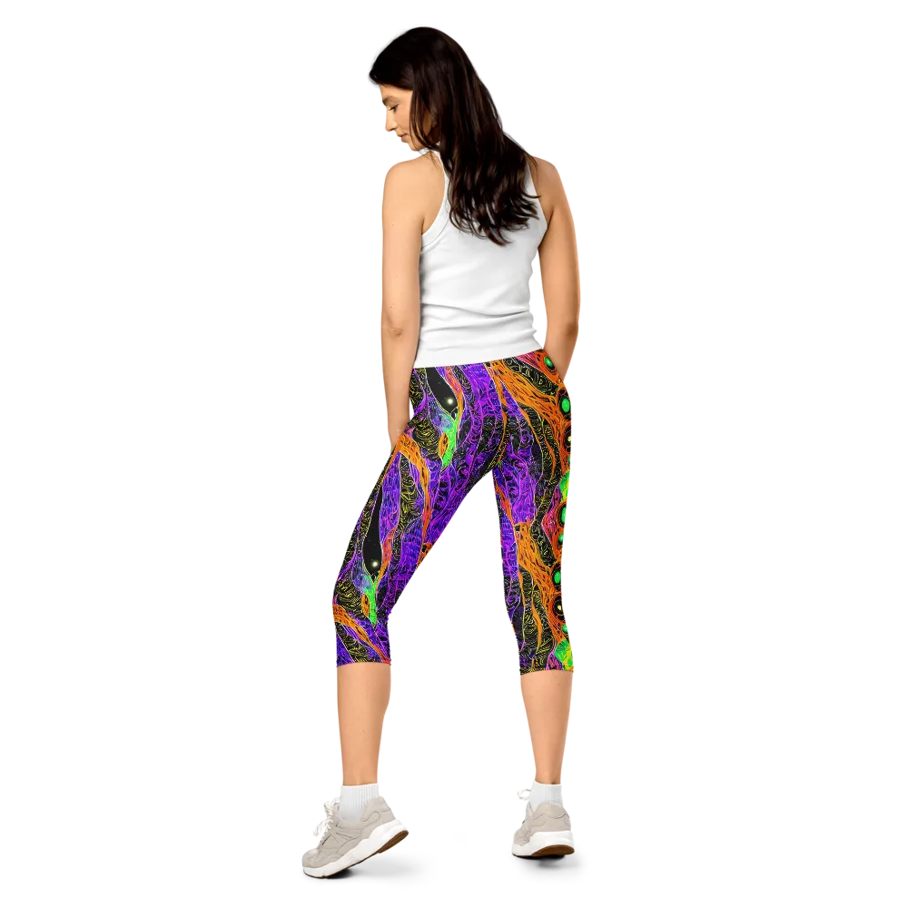 Cooper's Vision on Capri Leggings — Back
