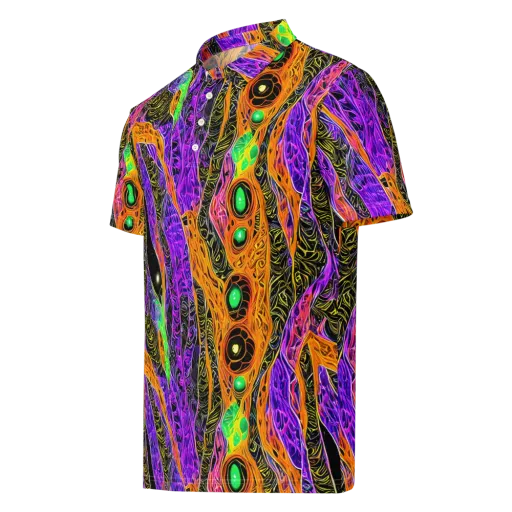 Cooper's Vision on a Men's Slim Fit Polo Shirt