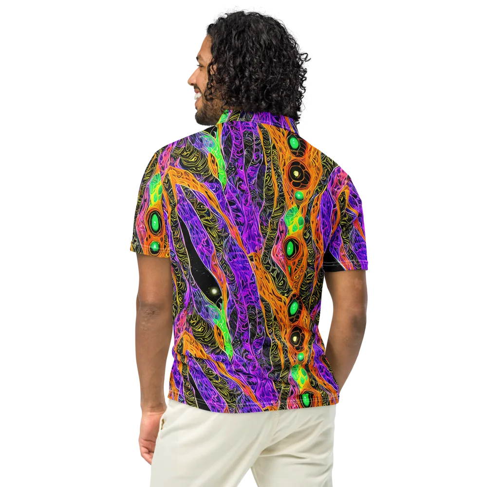 Cooper's Vision on Men's Slim Fit Polo Shirt — Back