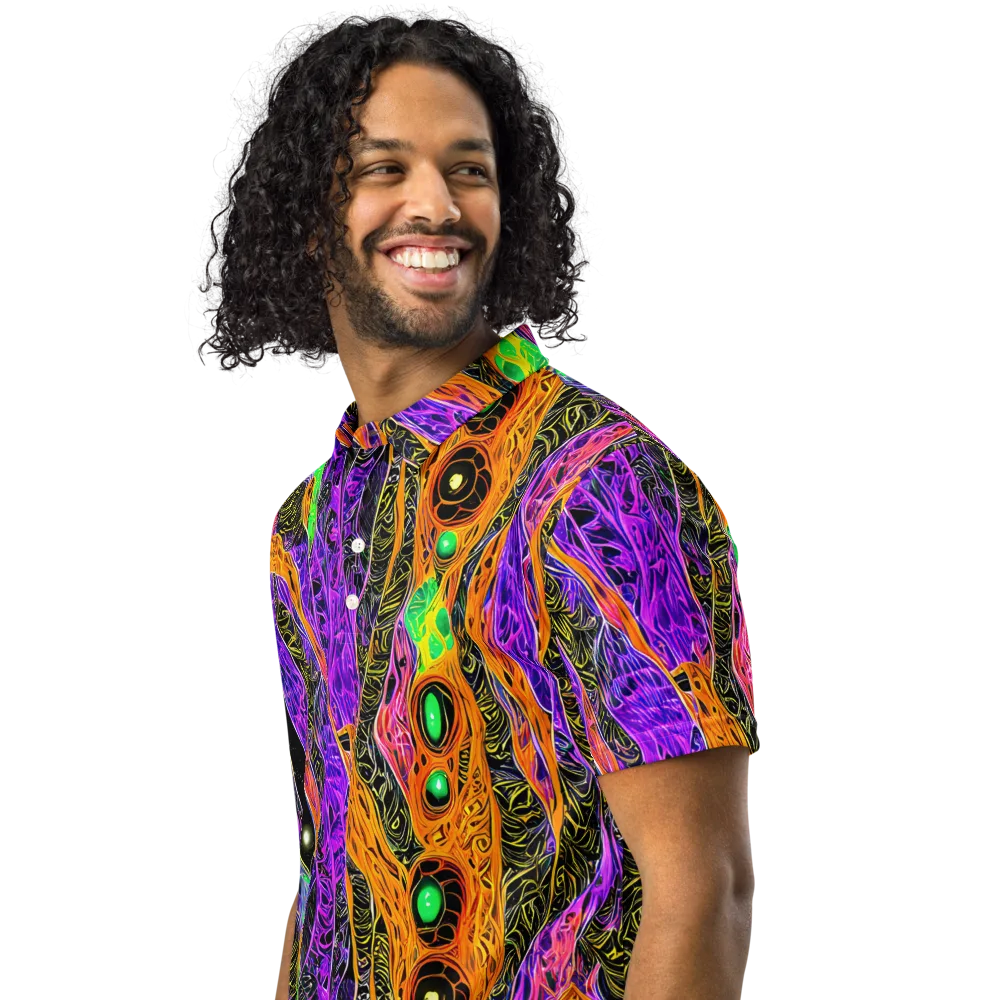 Cooper's Vision on Men's Slim Fit Polo Shirt — Left Front