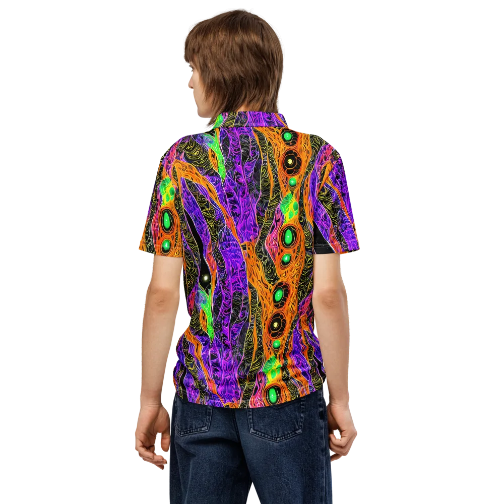 Cooper's Vision on Men's Slim Fit Polo Shirt — Back